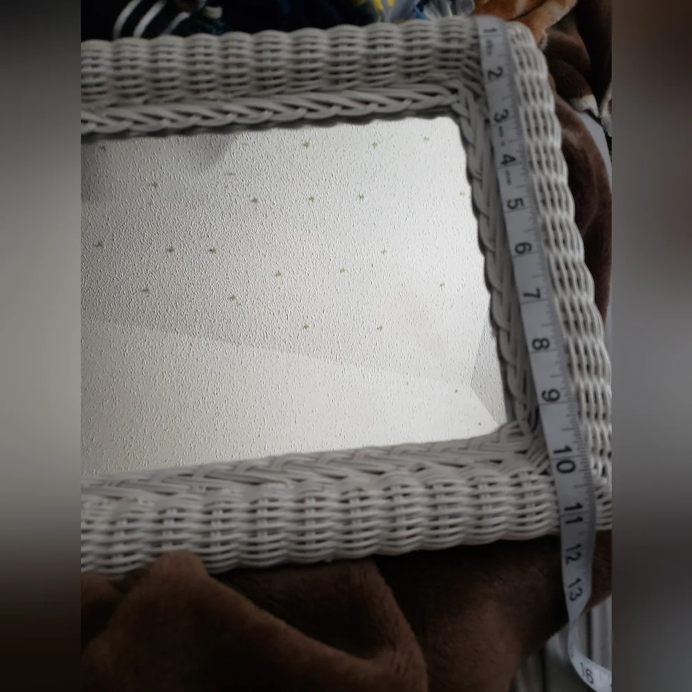 Vintage Wicker mirror